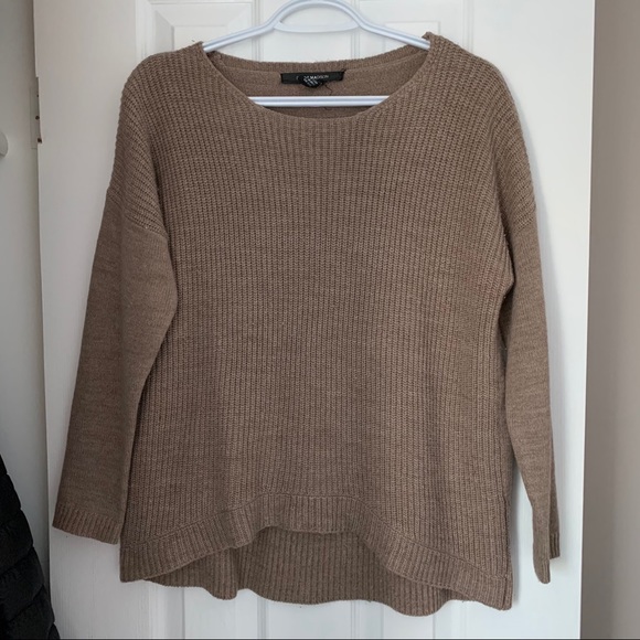 3 for $15 89th & Madison Taupe Knit Sweater - Picture 2 of 7